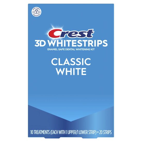 Crest Classic white zobu balināšanas plāksnītes (1 paka)